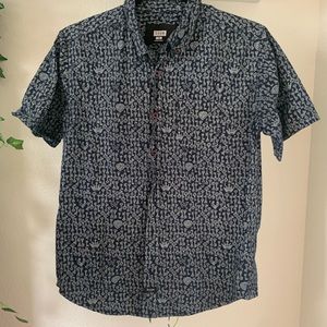 NAVEG BLUE BUTTON UP SIZE 14